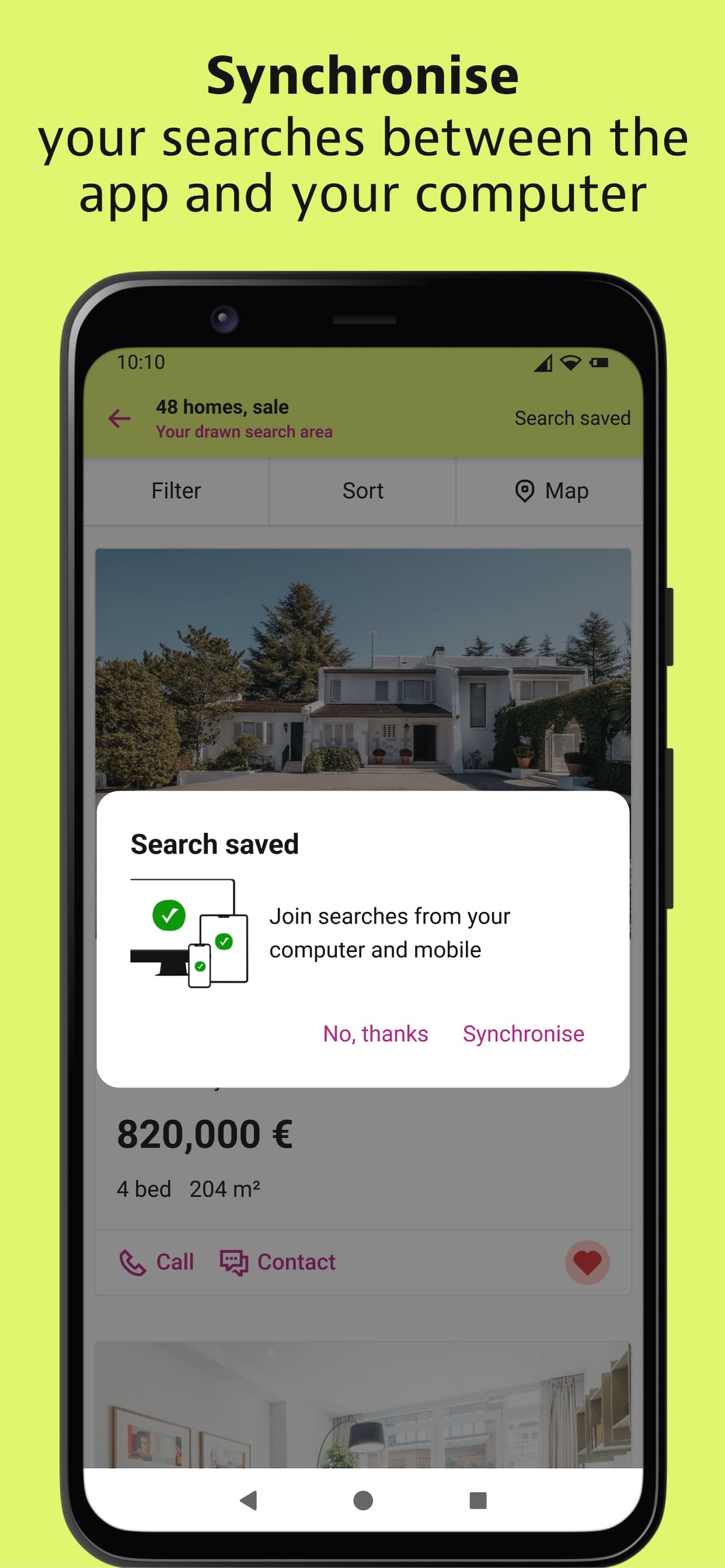 اسکرین شات 6 برنامه idealista