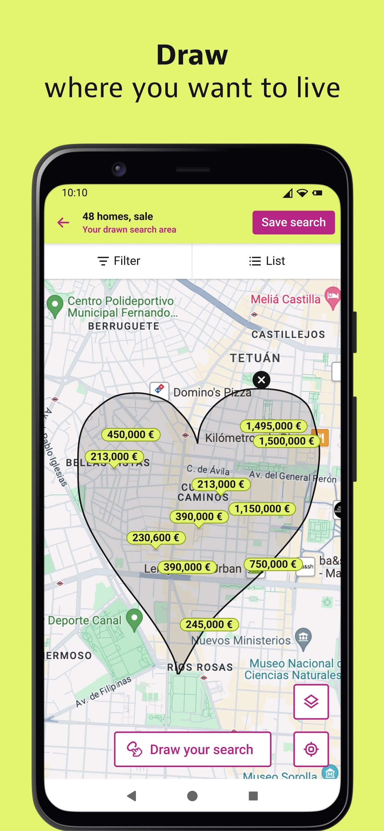 اسکرین شات 2 برنامه idealista