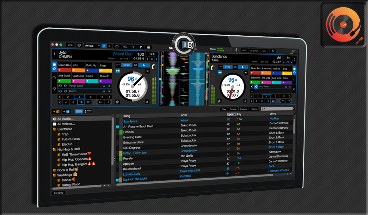 اسکرین شات 2 برنامه iDjing Mix : DJ music mixer