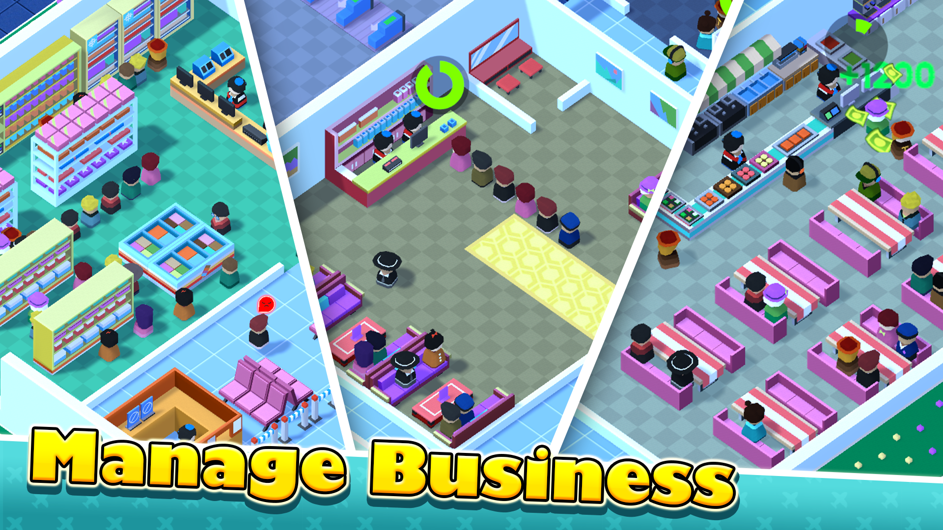 اسکرین شات 1 بازی Sim Airport - Idle Game