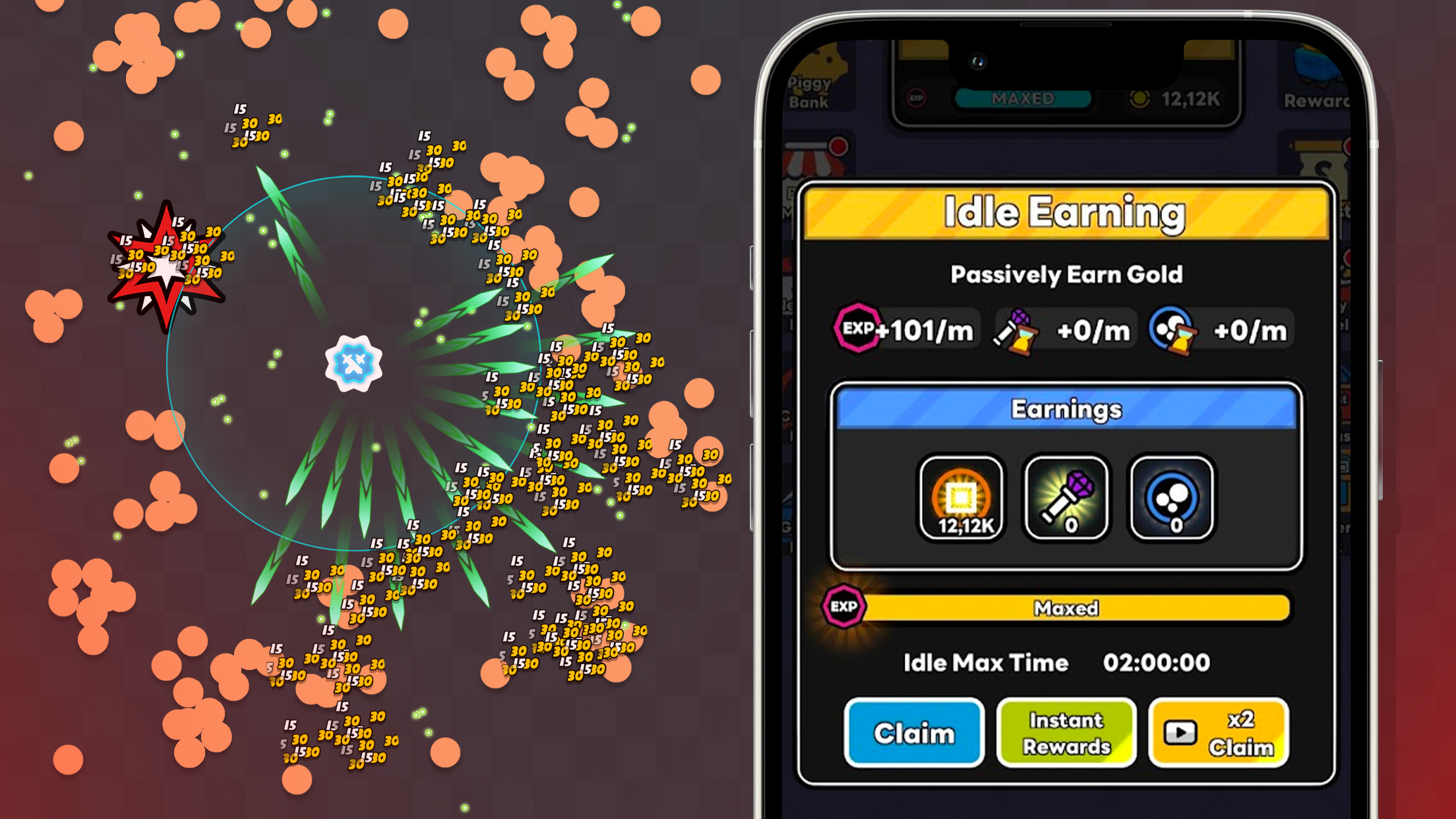 اسکرین شات 6 بازی Idle Cannon: Tower TD Geometry