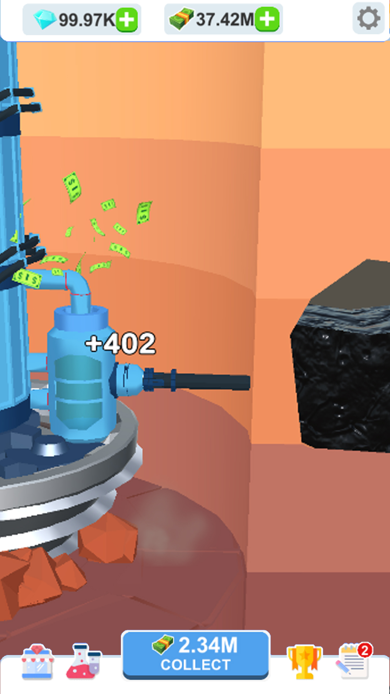 اسکرین شات 2 بازی Idle Dig Factory