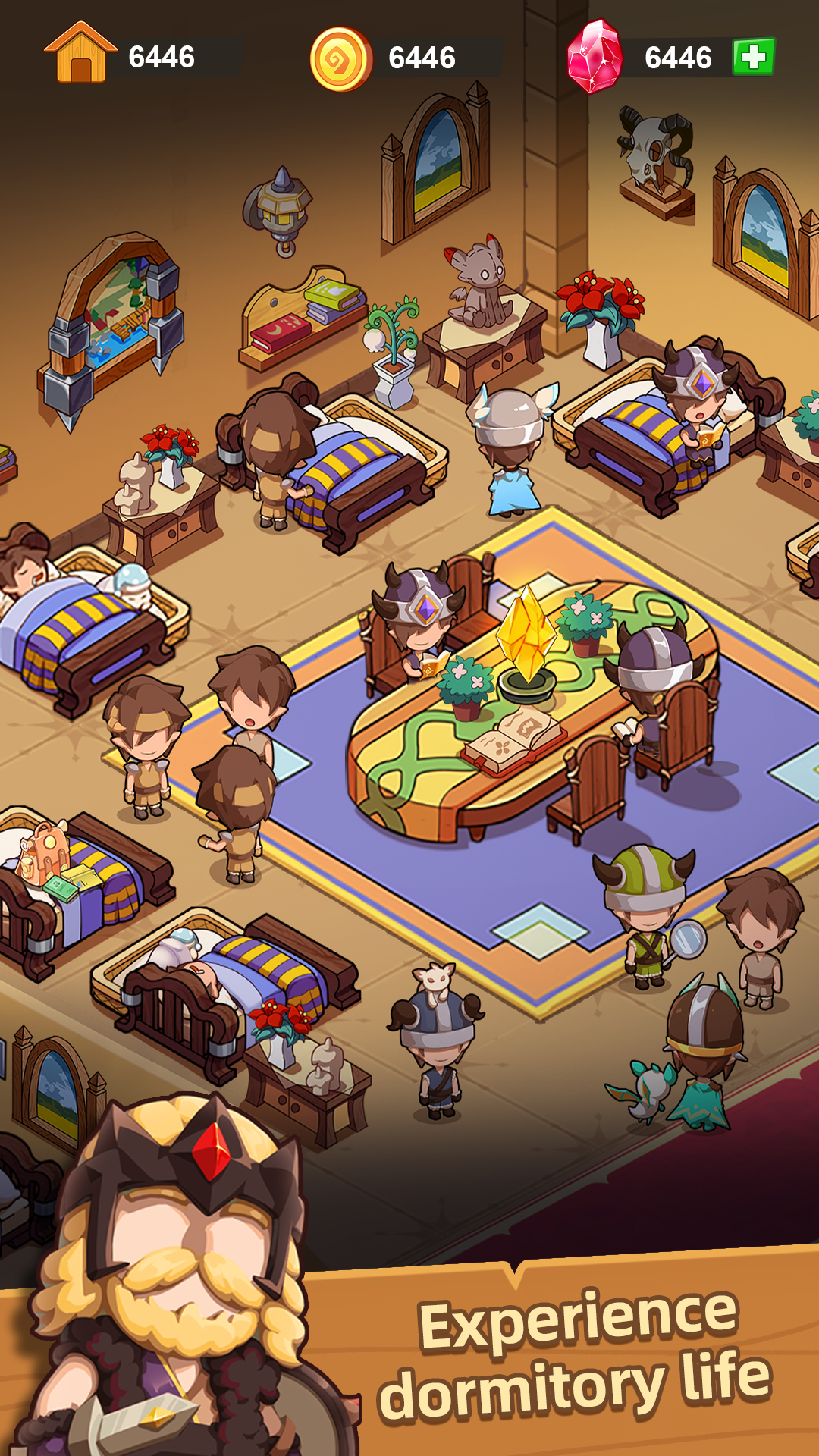 اسکرین شات 4 بازی Idle Dragon School—Tycoon Game