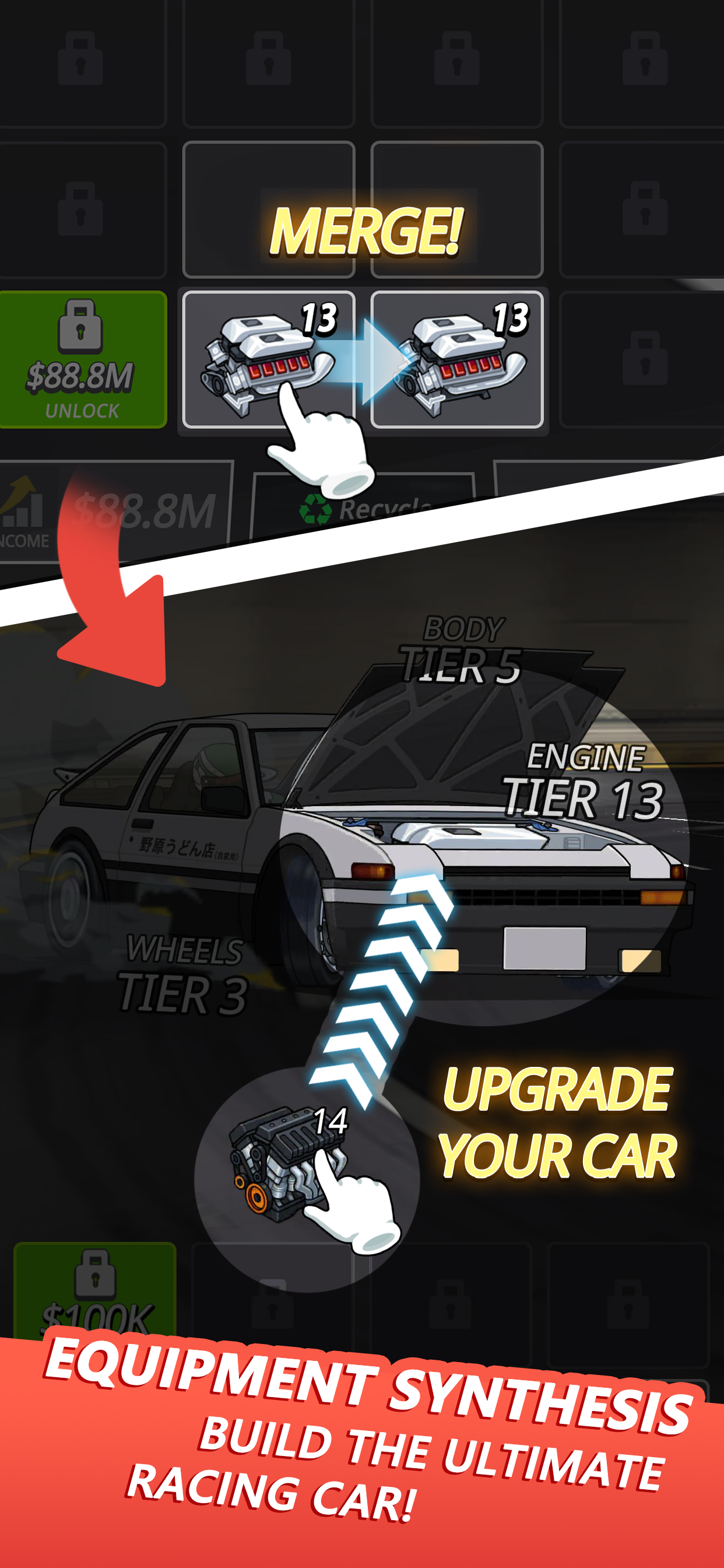 اسکرین شات 2 بازی Idle Drift:JDM Race