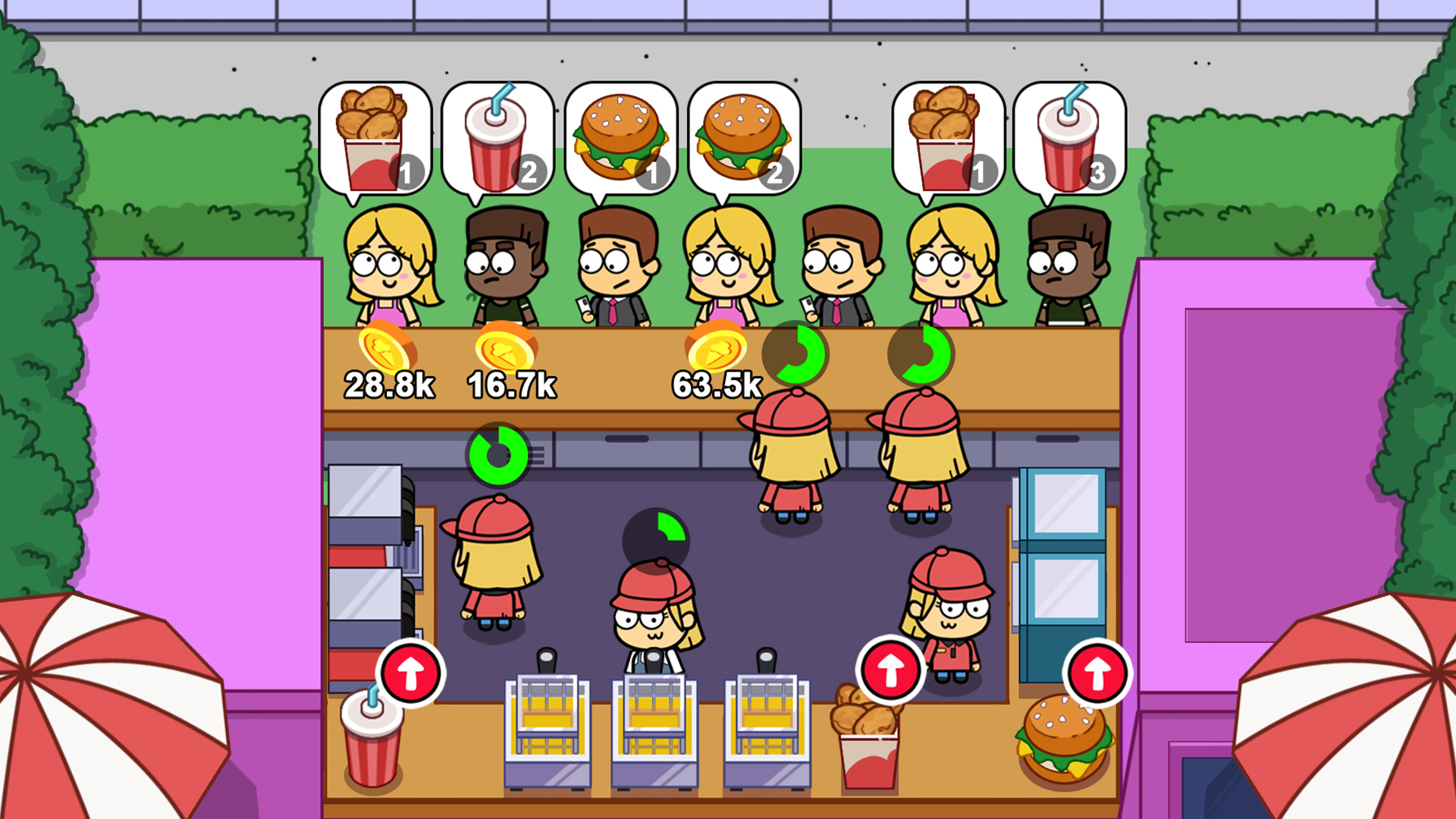اسکرین شات 8 بازی Idle Food Bar: Idle Games