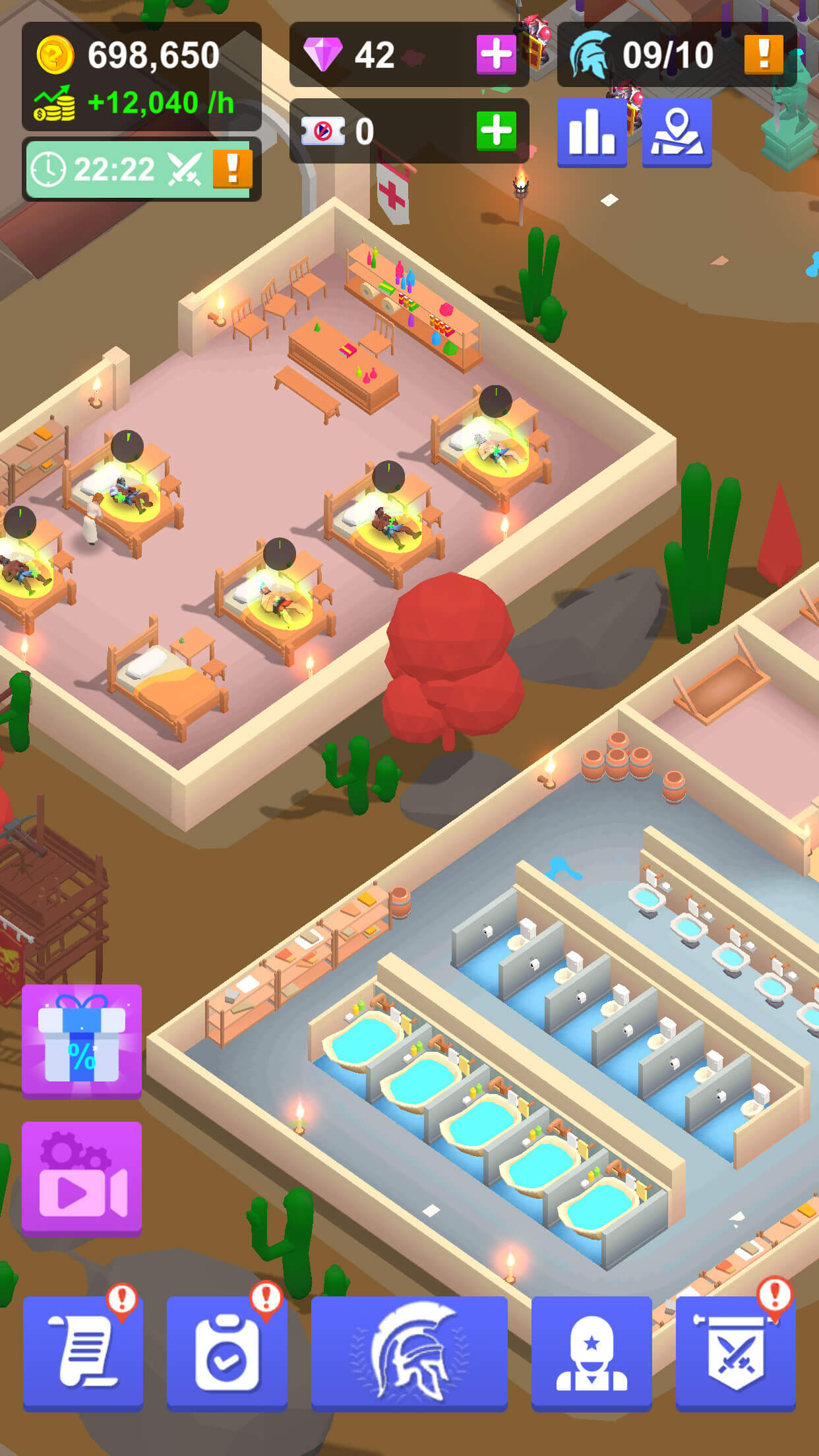 اسکرین شات 4 بازی Idle Gladiator Arena
