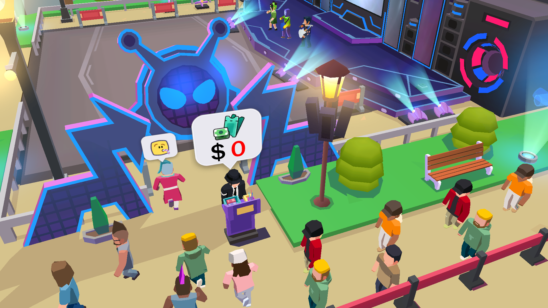 اسکرین شات 2 بازی Idle Music Star Tycoon Games