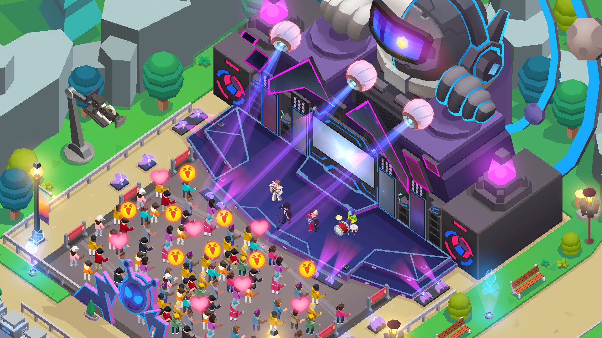 اسکرین شات 1 بازی Idle Music Star Tycoon Games