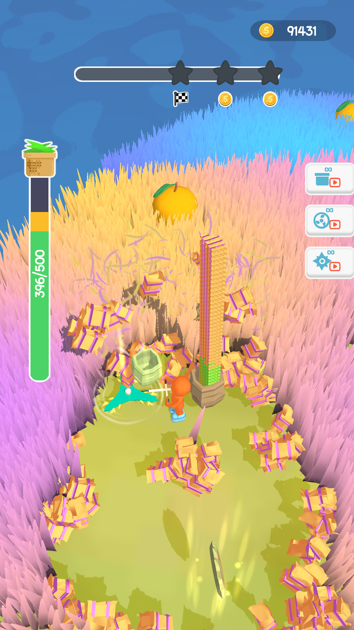 اسکرین شات 2 بازی Idle Mowing Tycoon