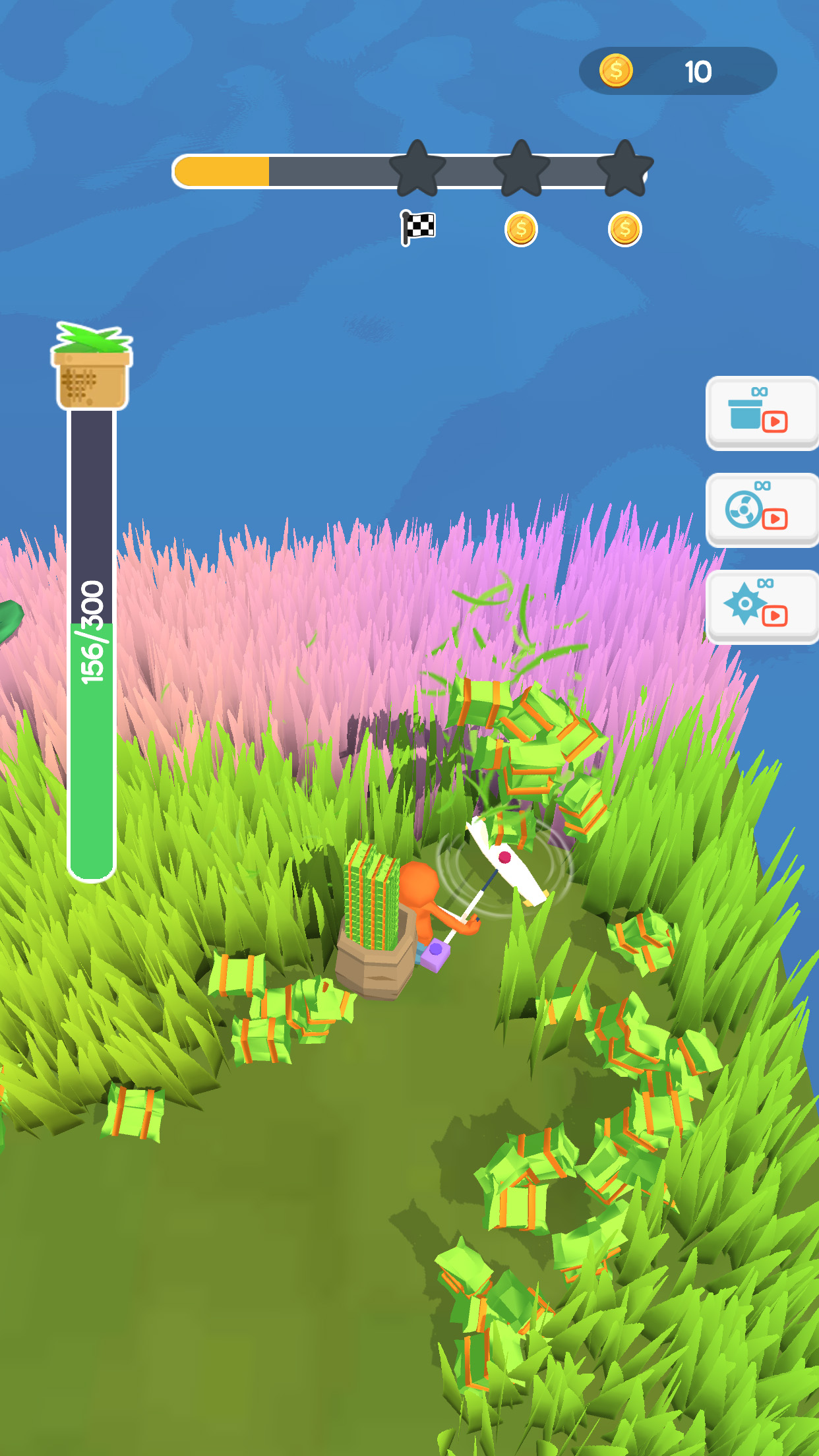 اسکرین شات 1 بازی Idle Mowing Tycoon