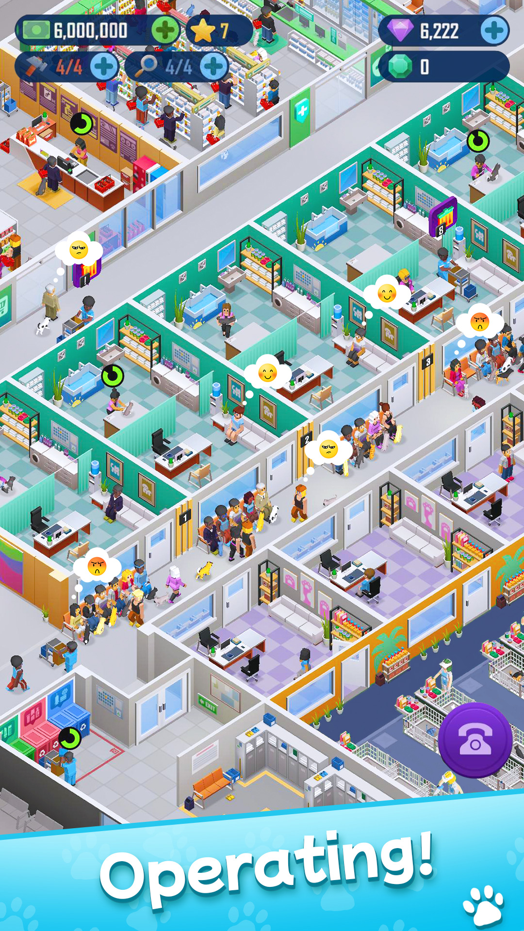 اسکرین شات 2 بازی Petdise Tycoon - Idle Game