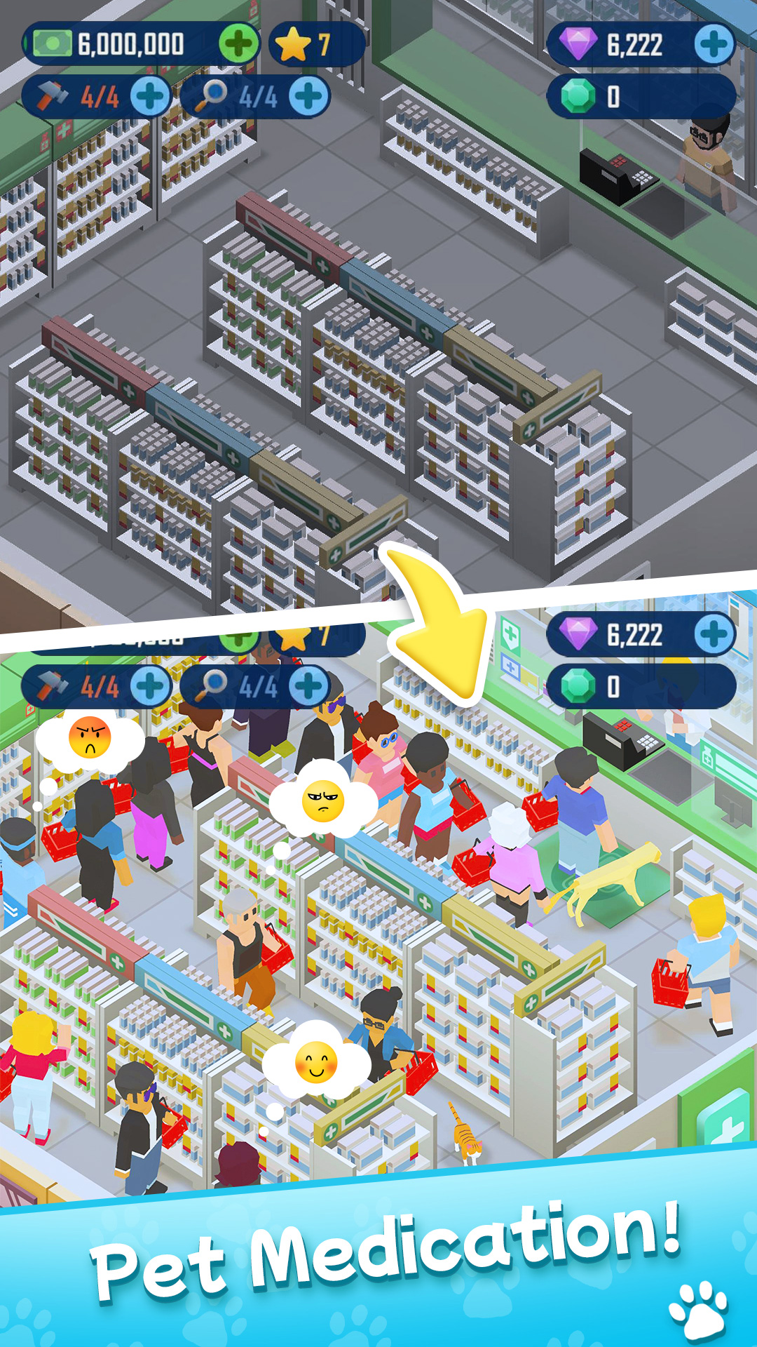 اسکرین شات 6 بازی Petdise Tycoon - Idle Game