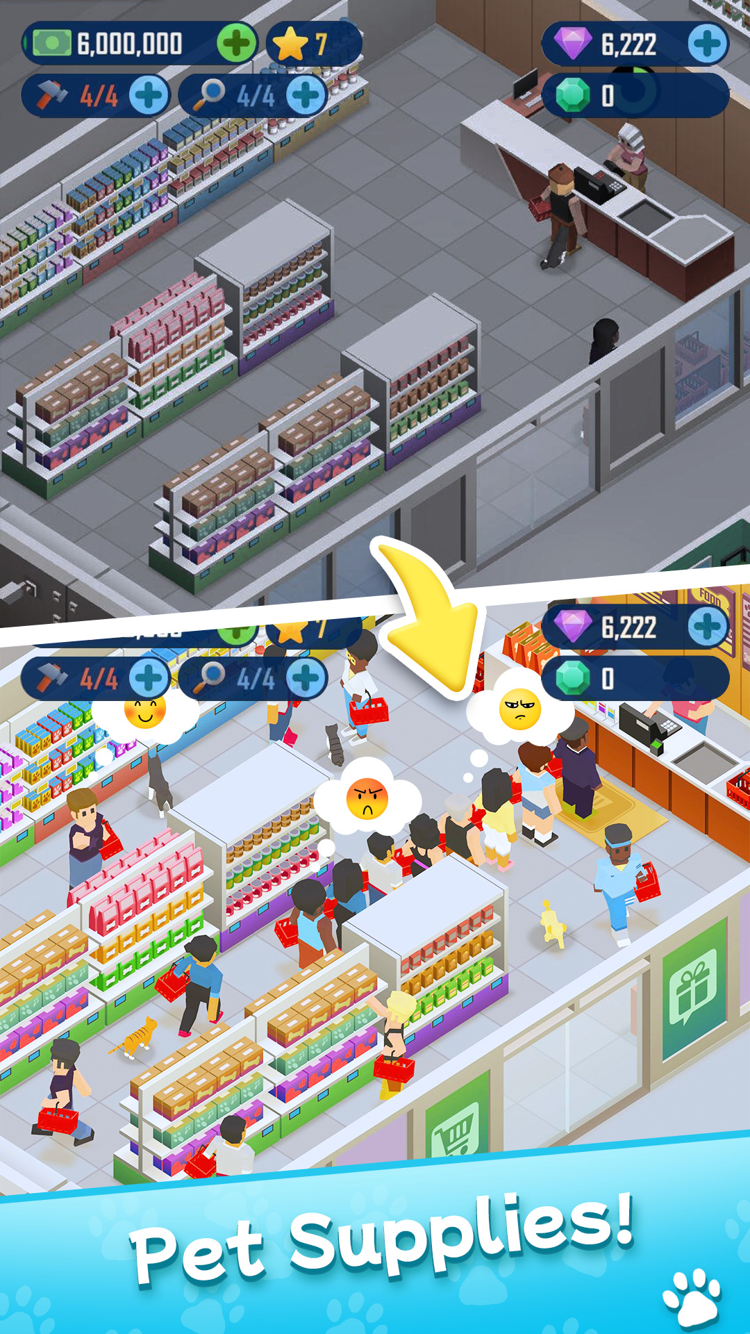 اسکرین شات 5 بازی Petdise Tycoon - Idle Game