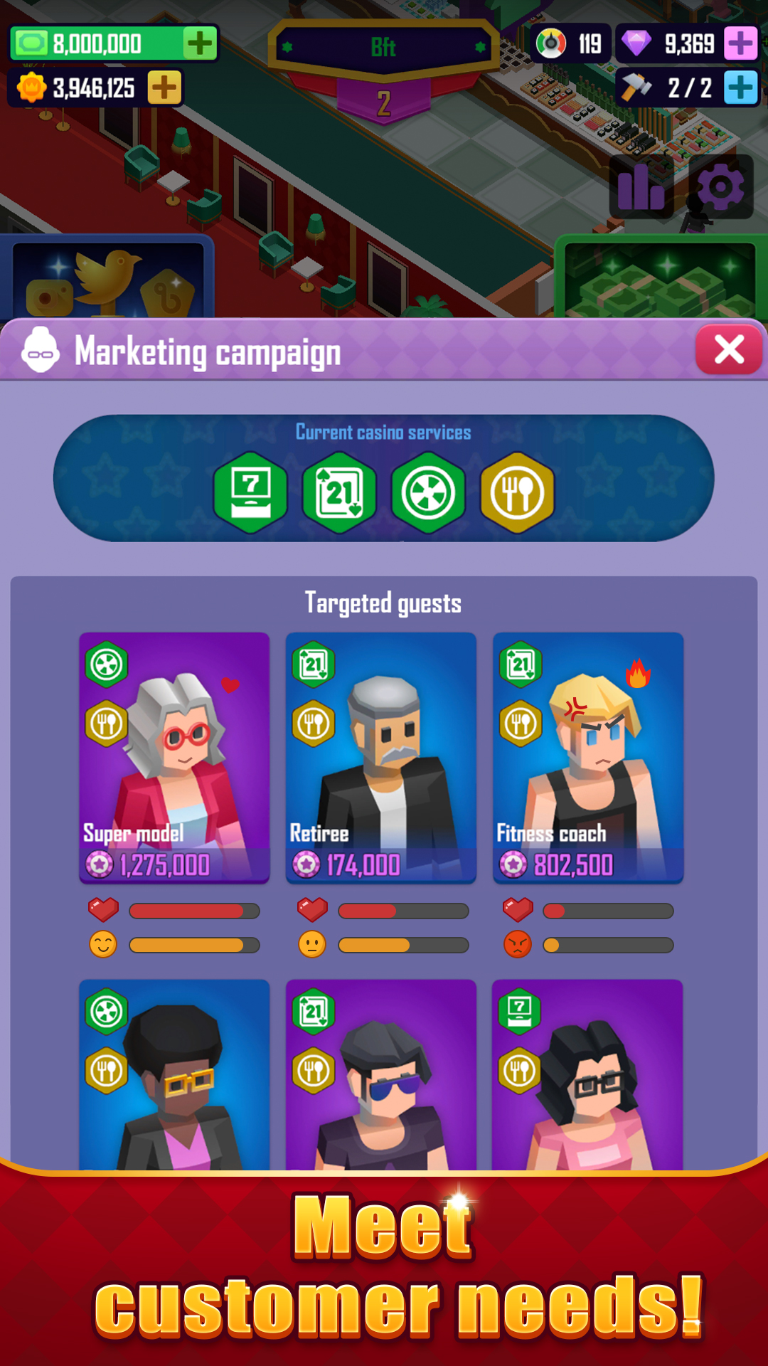 اسکرین شات 6 بازی Idle Vegas Resort - Tycoon