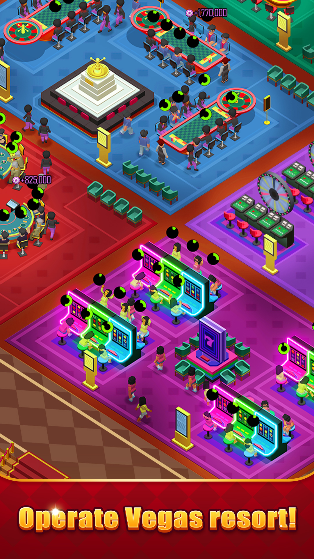 اسکرین شات 3 بازی Idle Vegas Resort - Tycoon