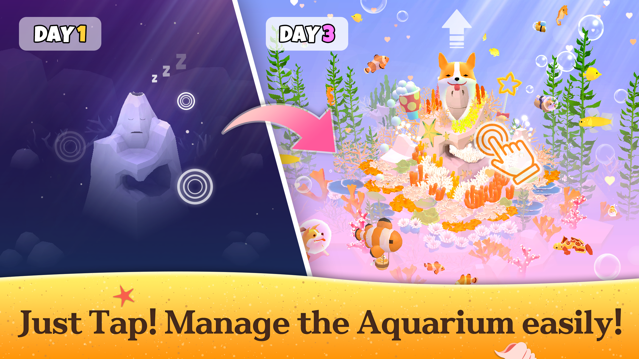 اسکرین شات 1 بازی Tap Tap Fish AbyssRium (+VR)