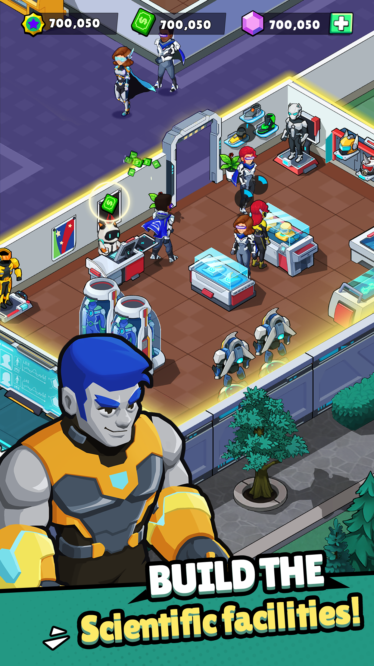 اسکرین شات 4 بازی Idle Superpower School