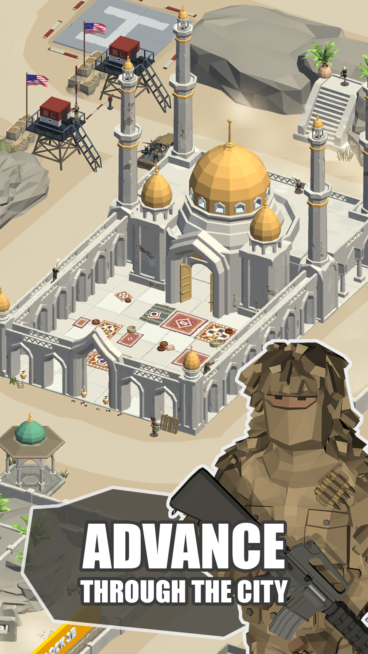 اسکرین شات 4 بازی Idle Warzone 3d: Military Game - Army Tycoon