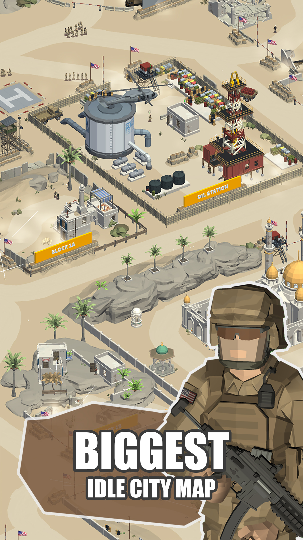 اسکرین شات 1 بازی Idle Warzone 3d: Military Game - Army Tycoon