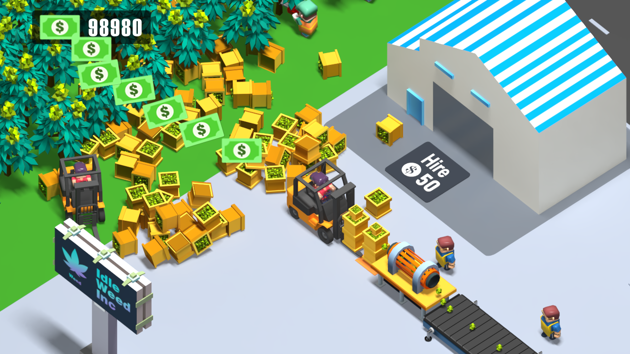 اسکرین شات 2 بازی Idle Weed Inc