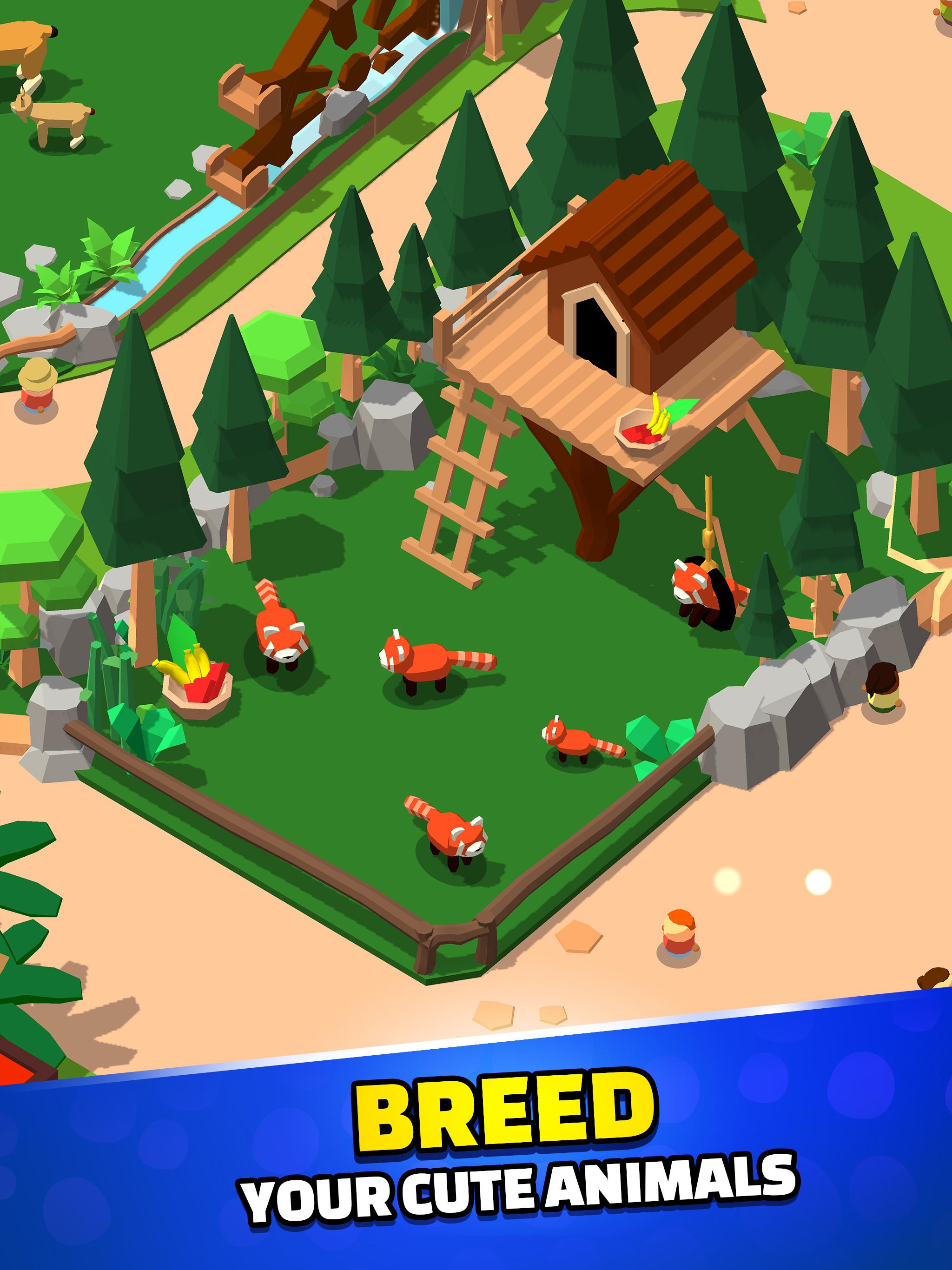 اسکرین شات 3 بازی Idle Zoo Tycoon 3D - Animal Pa
