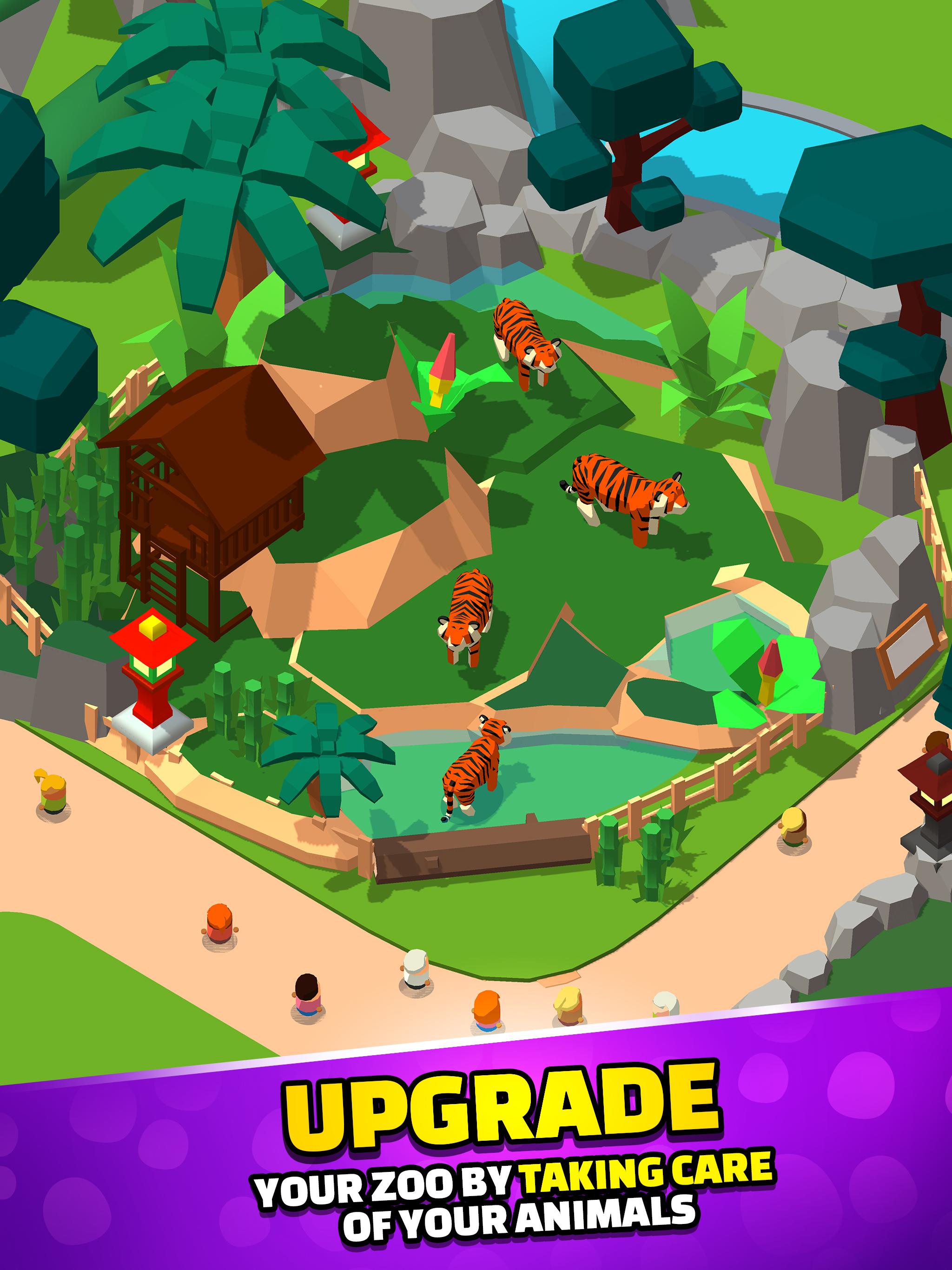 اسکرین شات 4 بازی Idle Zoo Tycoon 3D - Animal Pa