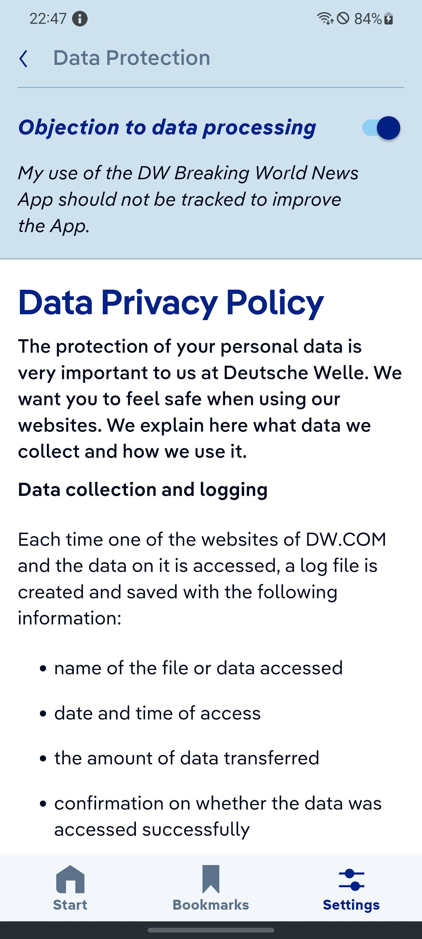 اسکرین شات 6 برنامه DW - Breaking World News