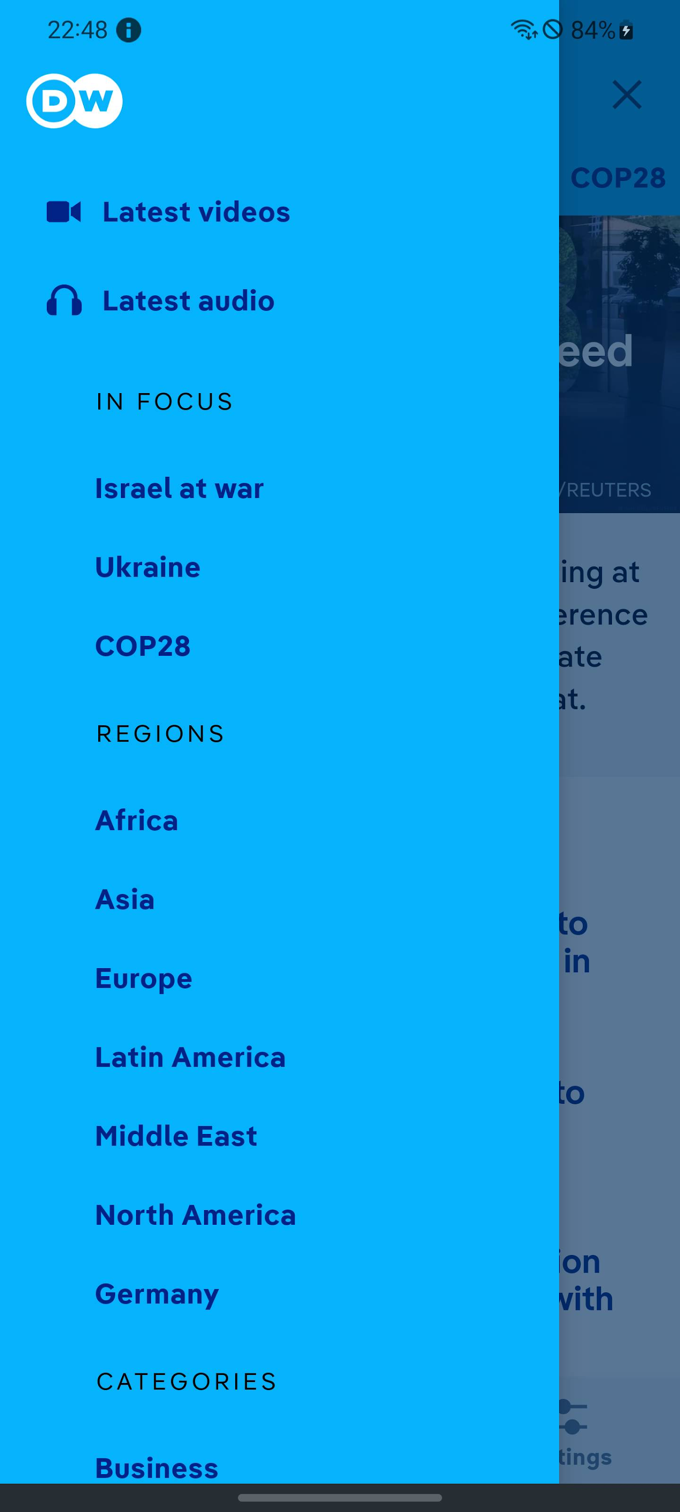 اسکرین شات 7 برنامه DW - Breaking World News