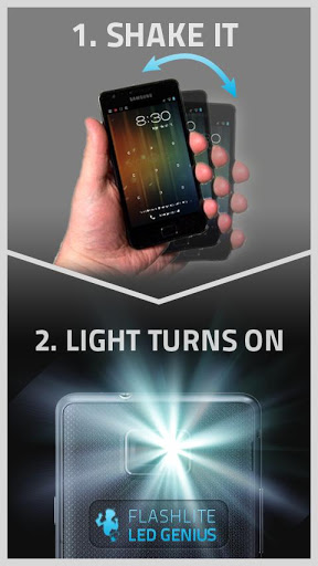 اسکرین شات 1 برنامه Flashlight LED Genius