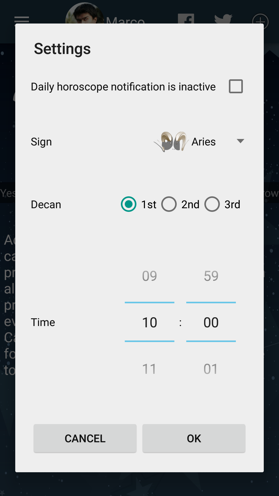 اسکرین شات 7 برنامه My Horoscope