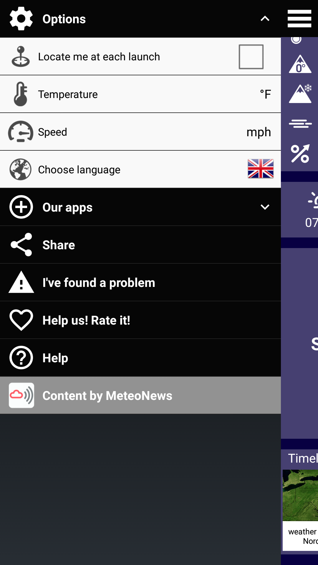 اسکرین شات 6 برنامه Weather News Pro
