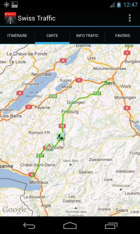 اسکرین شات 4 برنامه Swiss-Traffic