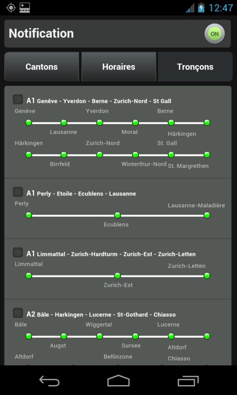 اسکرین شات 6 برنامه Swiss Traffic