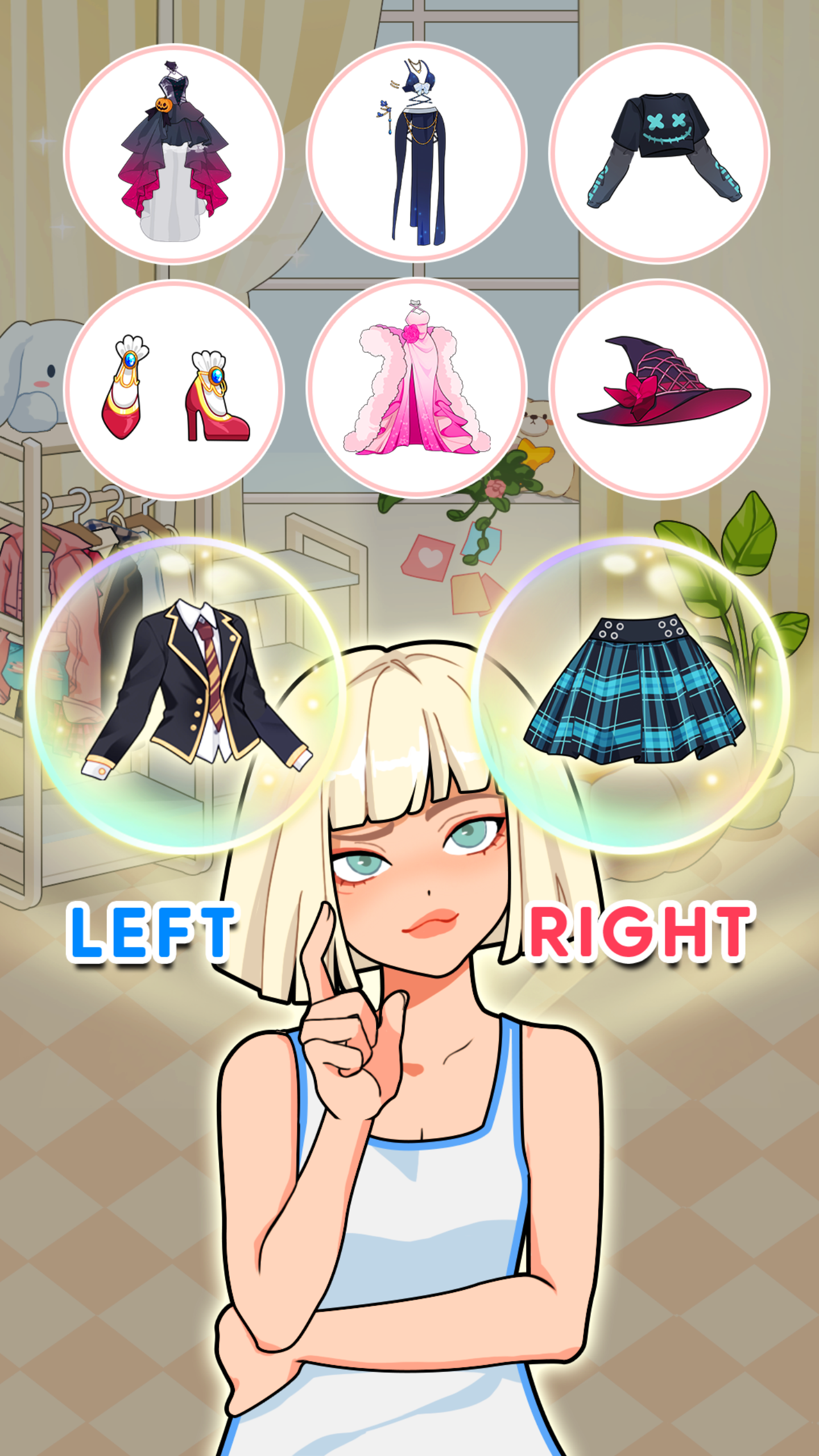 اسکرین شات 2 بازی Idol Livestream: Dress Up Game