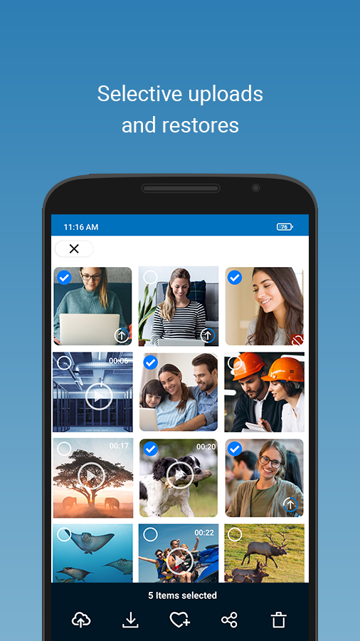 اسکرین شات 4 برنامه IDrive Photo Backup