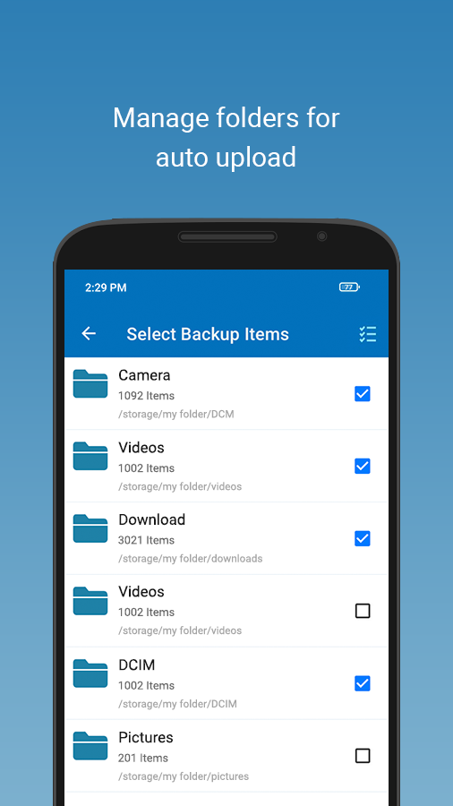 اسکرین شات 5 برنامه IDrive Photo Backup