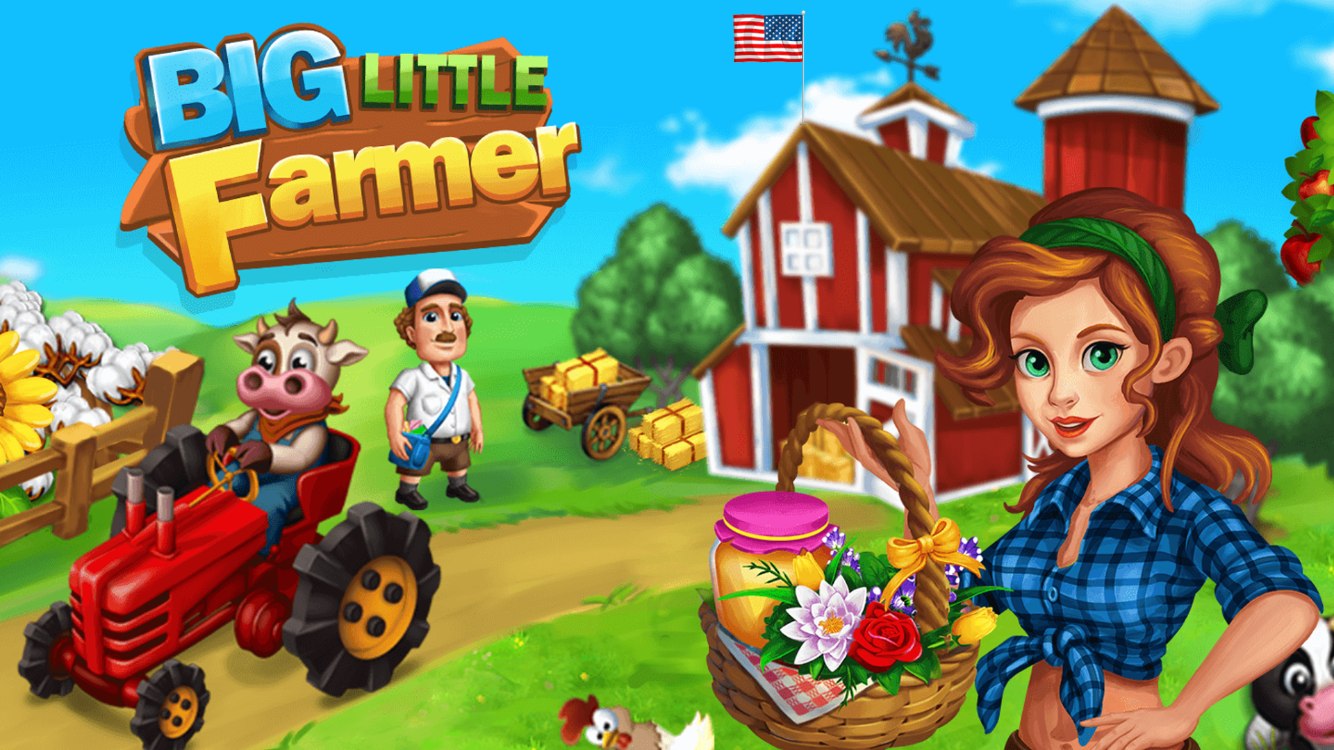 اسکرین شات 2 بازی Big Little Farmer Offline