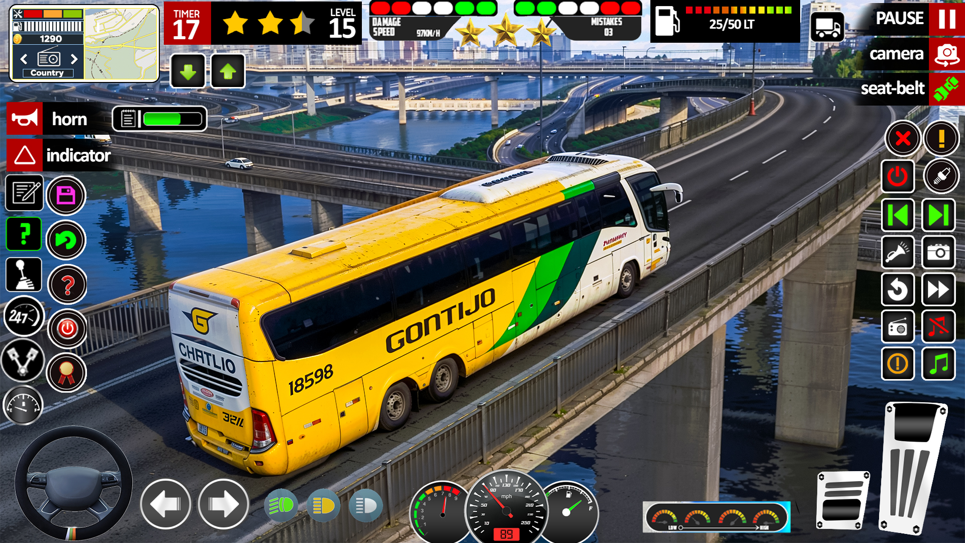 اسکرین شات 6 بازی Bus Driving Game 3D US Bus Sim