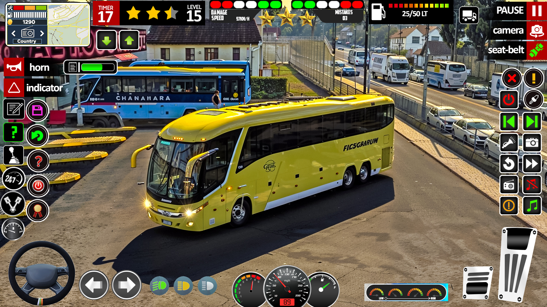 اسکرین شات 5 بازی Bus Driving Game 3D US Bus Sim