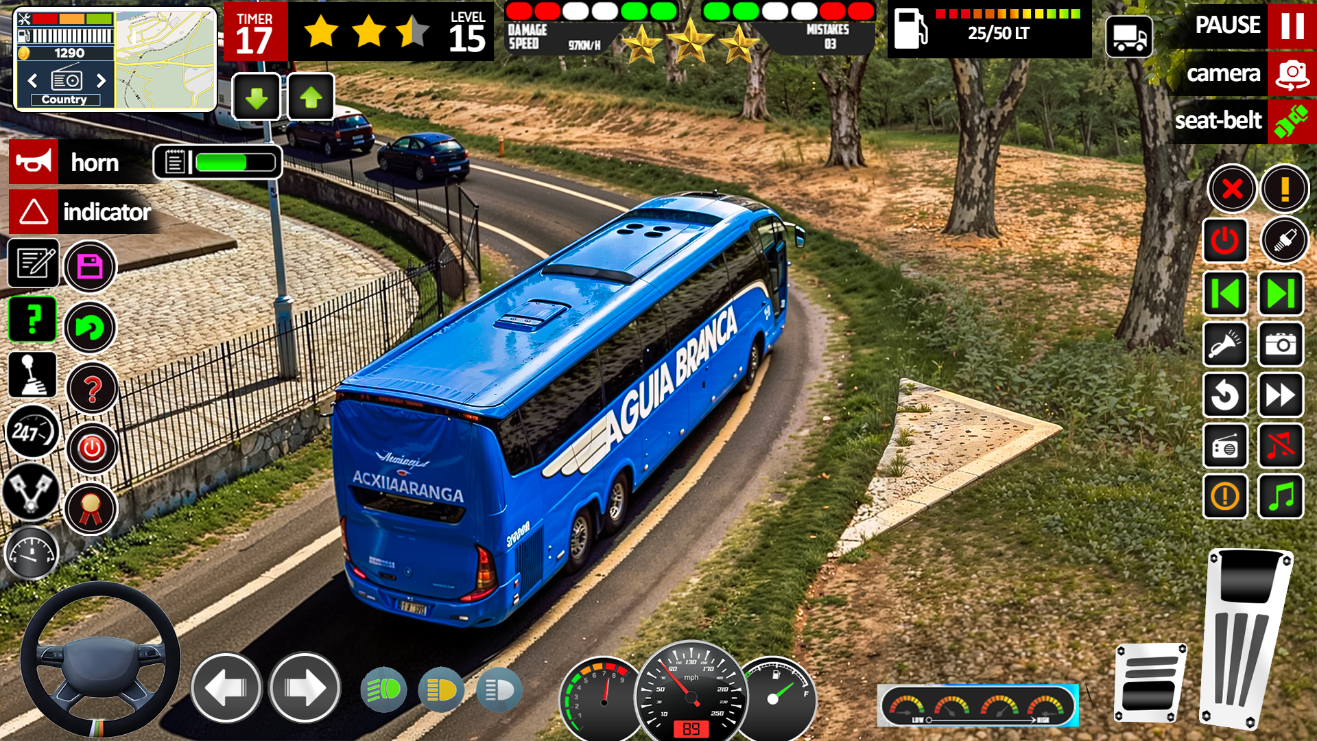 اسکرین شات 3 بازی Bus Driving Game 3D US Bus Sim