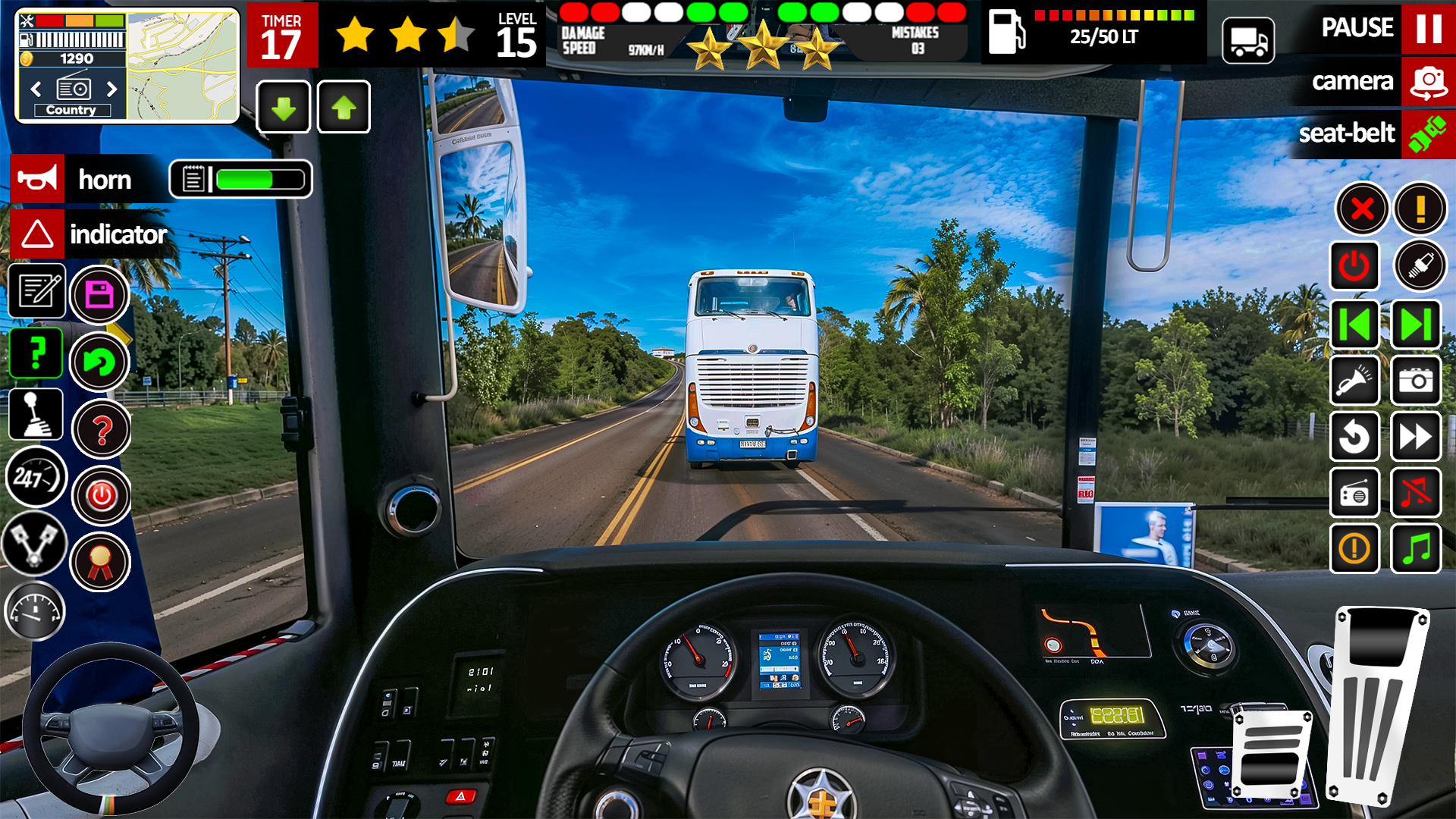 اسکرین شات 4 بازی Bus Driving Game 3D US Bus Sim
