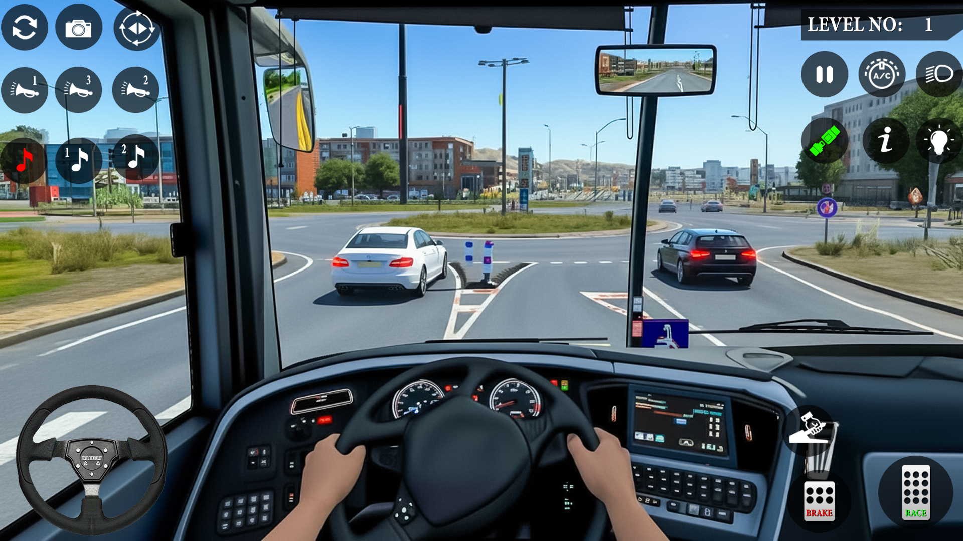 اسکرین شات 3 بازی Bus Driving Game 3D US Bus Sim