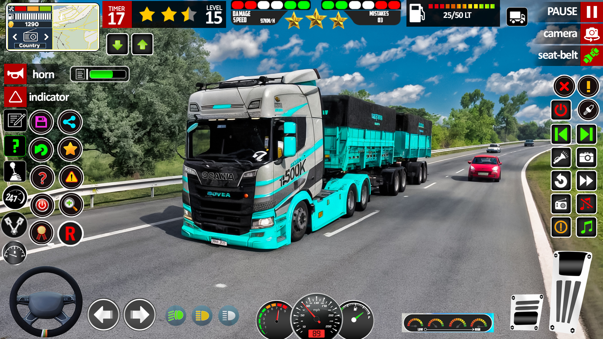 اسکرین شات 5 بازی Truck Simulator Cargo Truck 3D