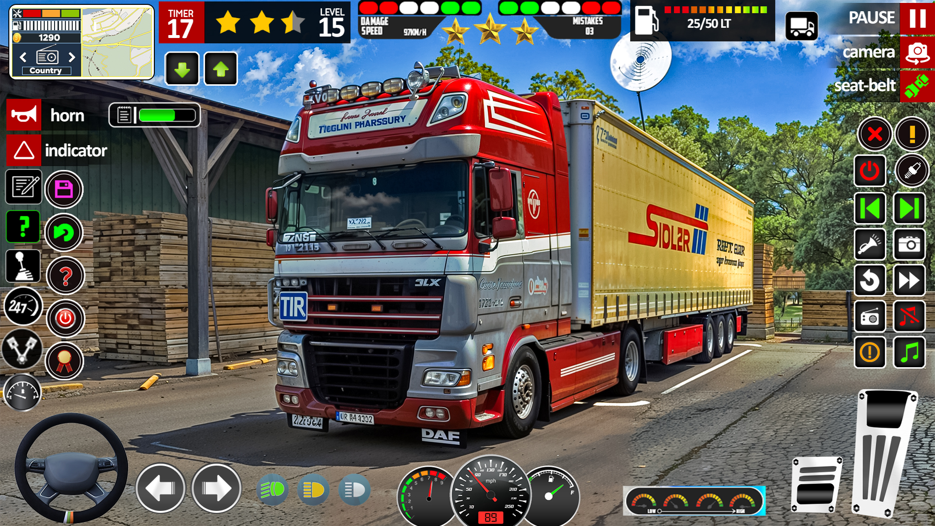 اسکرین شات 1 بازی Truck Simulator Cargo Truck 3D