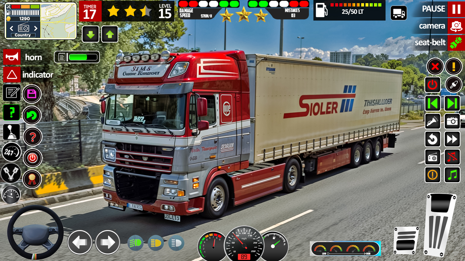 اسکرین شات 4 بازی Truck Simulator Cargo Truck 3D