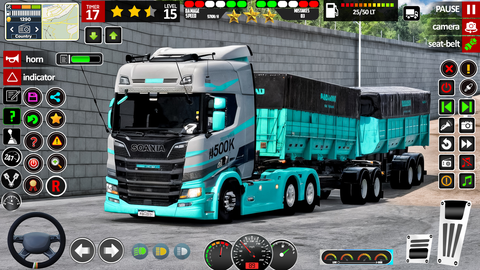 اسکرین شات 3 بازی Truck Simulator Cargo Truck 3D