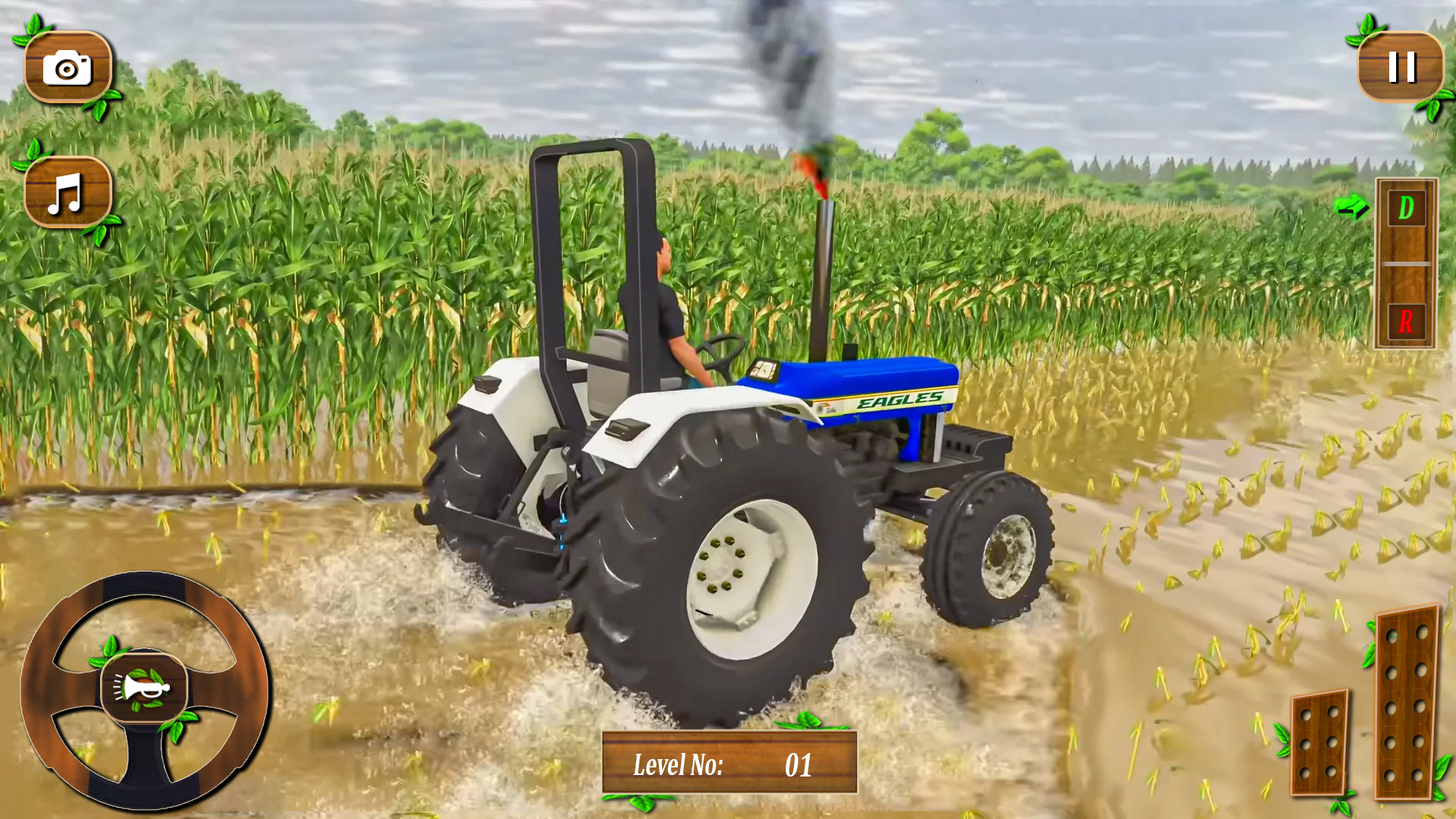 اسکرین شات 3 بازی Indian Tractor Sim Tochan Game