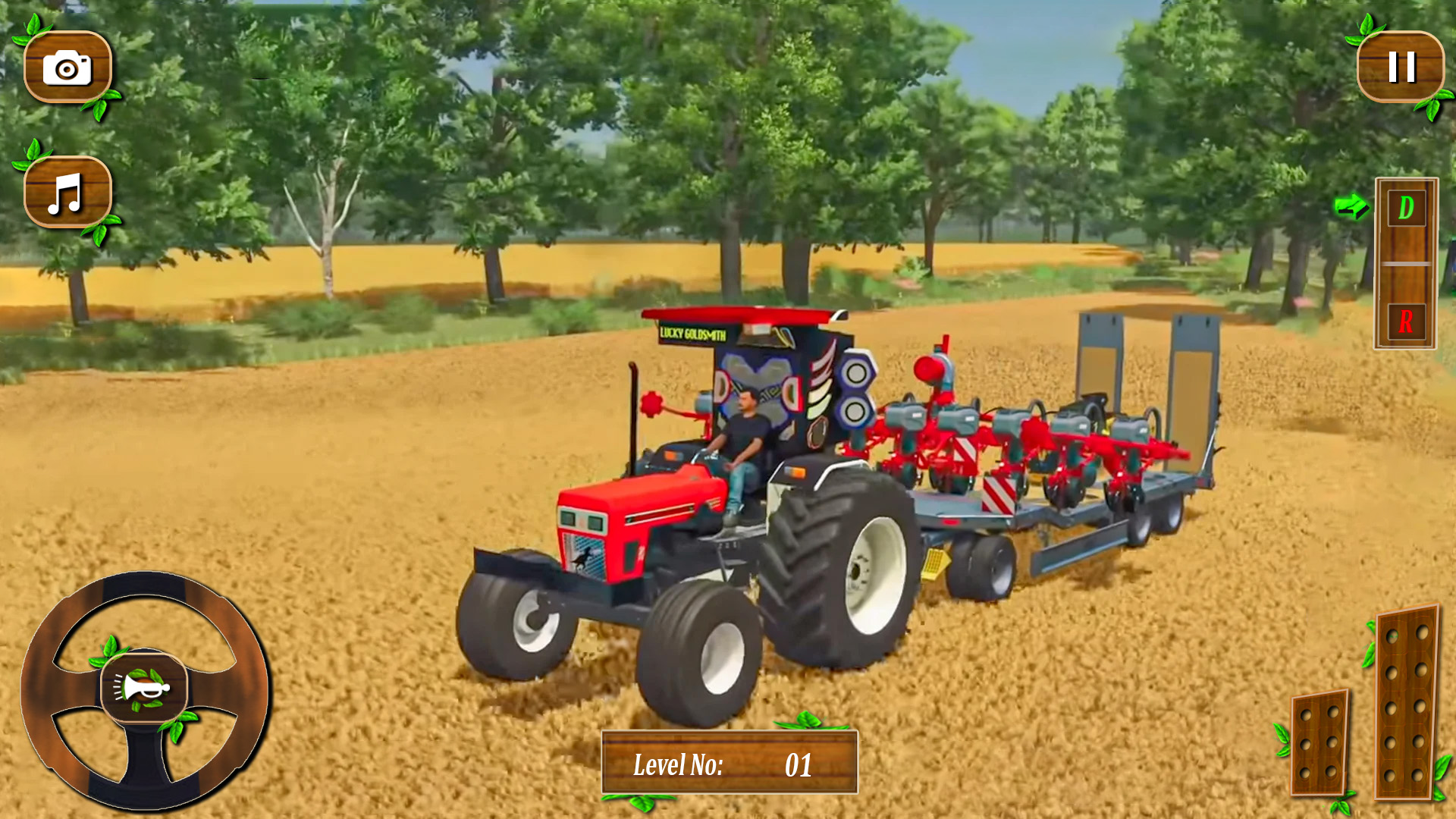 اسکرین شات 4 بازی Indian Tractor Sim Tochan Game
