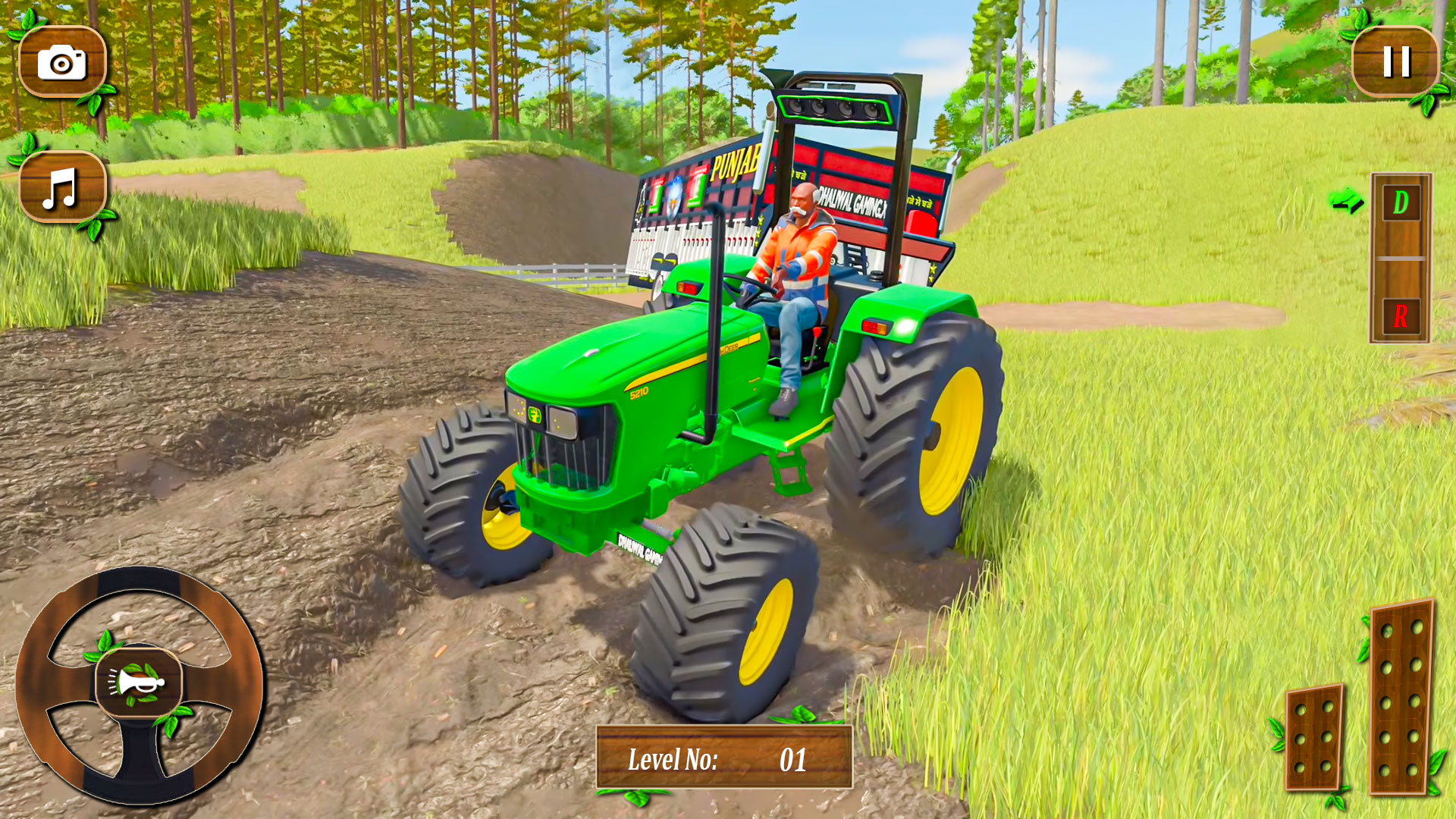 اسکرین شات 4 بازی Indian Tractor Sim Tochan Game
