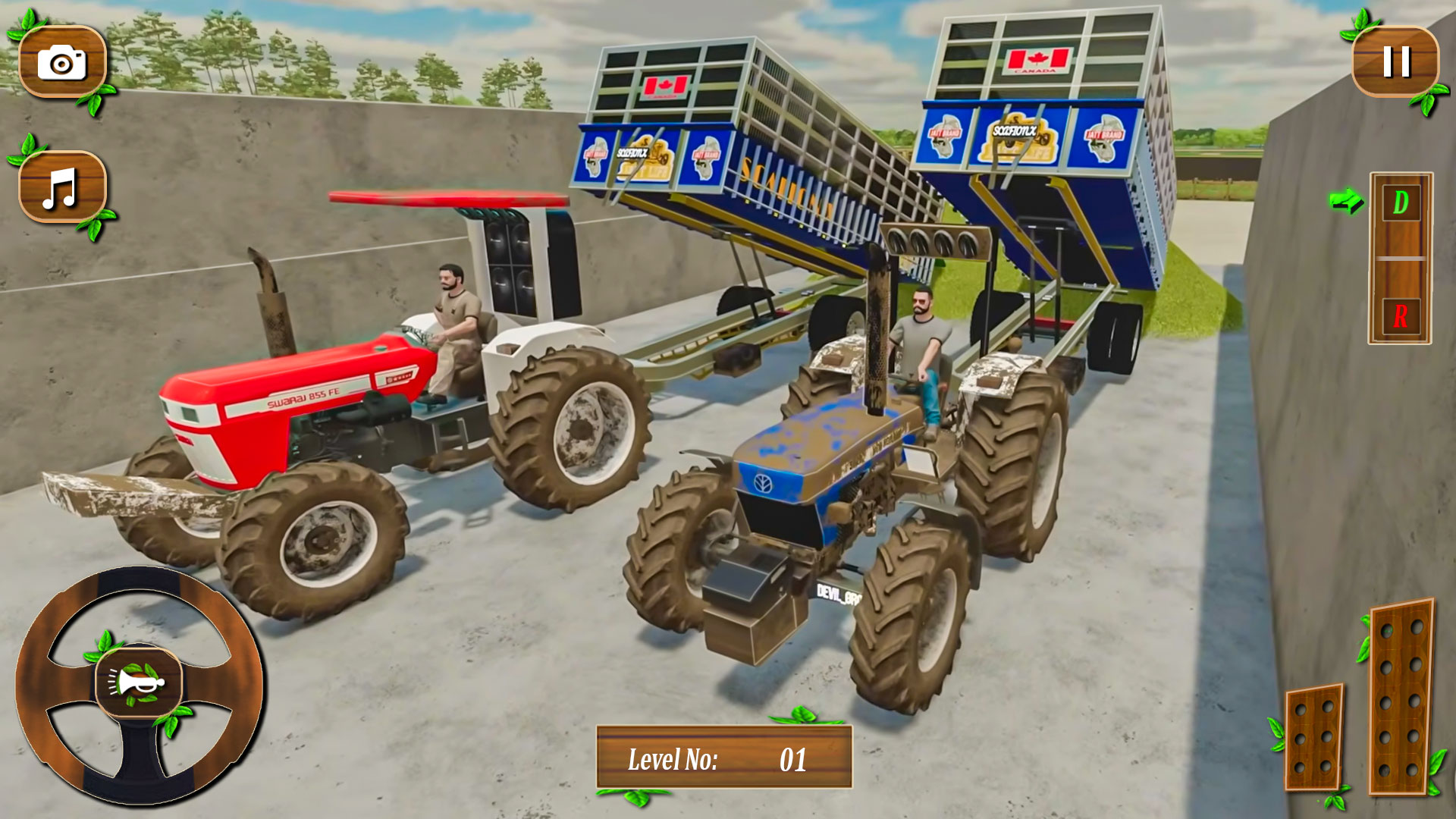 اسکرین شات 6 بازی Indian Tractor Sim Tochan Game